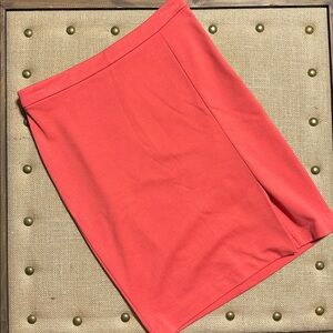 The Limited Coral Pencil Skirt